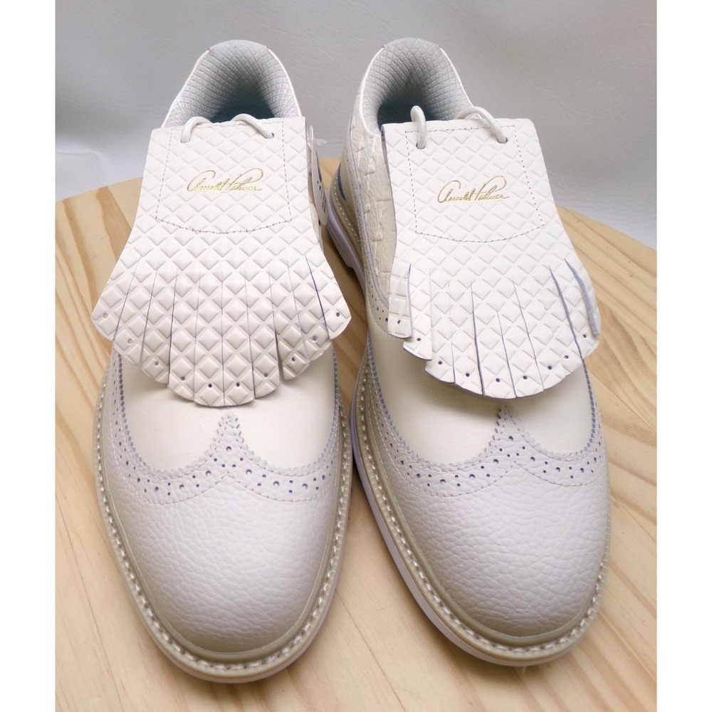 PUMA x Arnold Palmer ROYALE Wingtip Limited Ed. Golf Shoes Men Ivory White Sz 12
